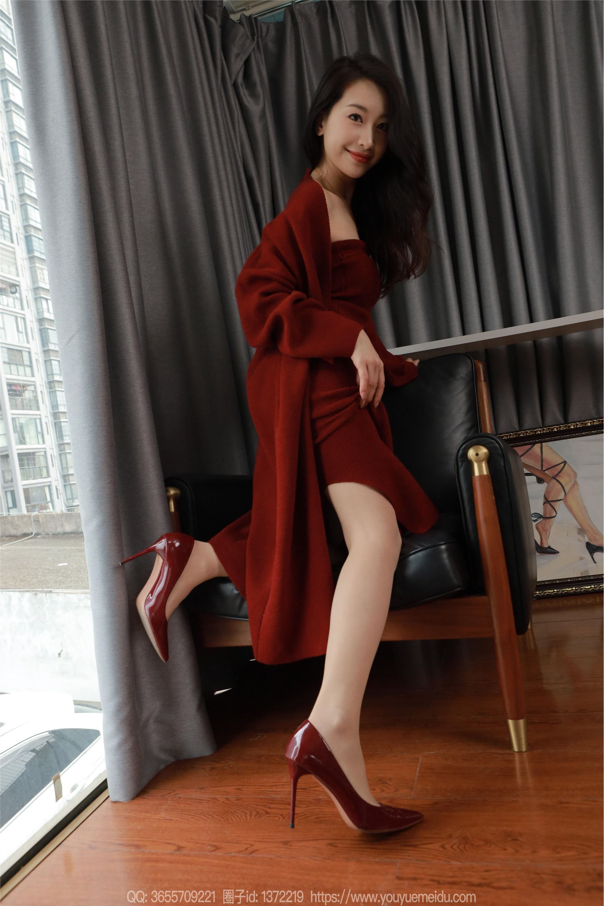 IESS异思趣向  2025.01.31 丝享家 1965 小婕《红色针织裙（下）》